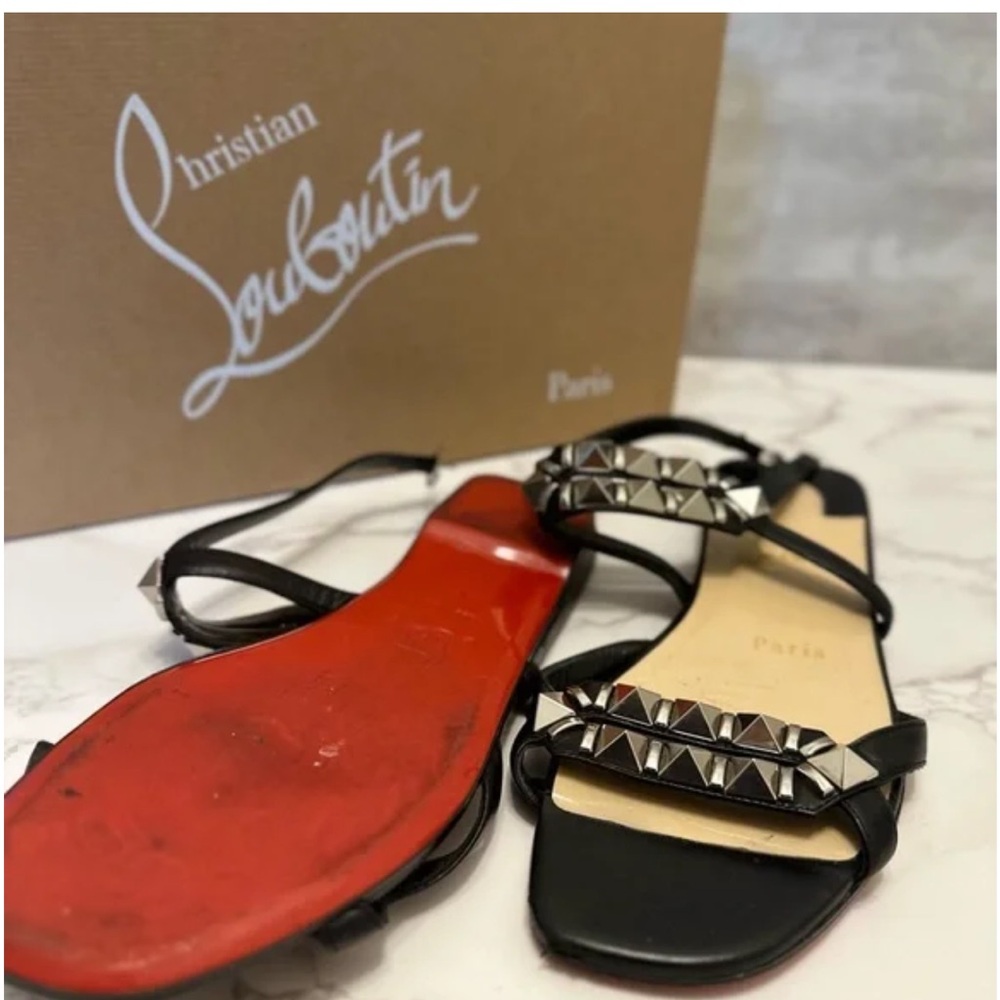 Gallerietta flat leather sandal - Picture 3 of 4